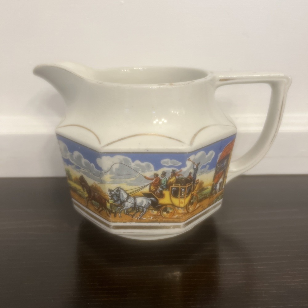Coaching Dickens Day Medium Pitcher Made in England